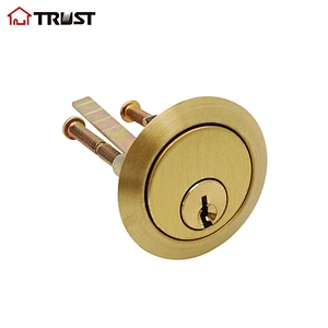 华信564RCA-SB锁头 高质量外装门锁铜锁芯双保险锁头